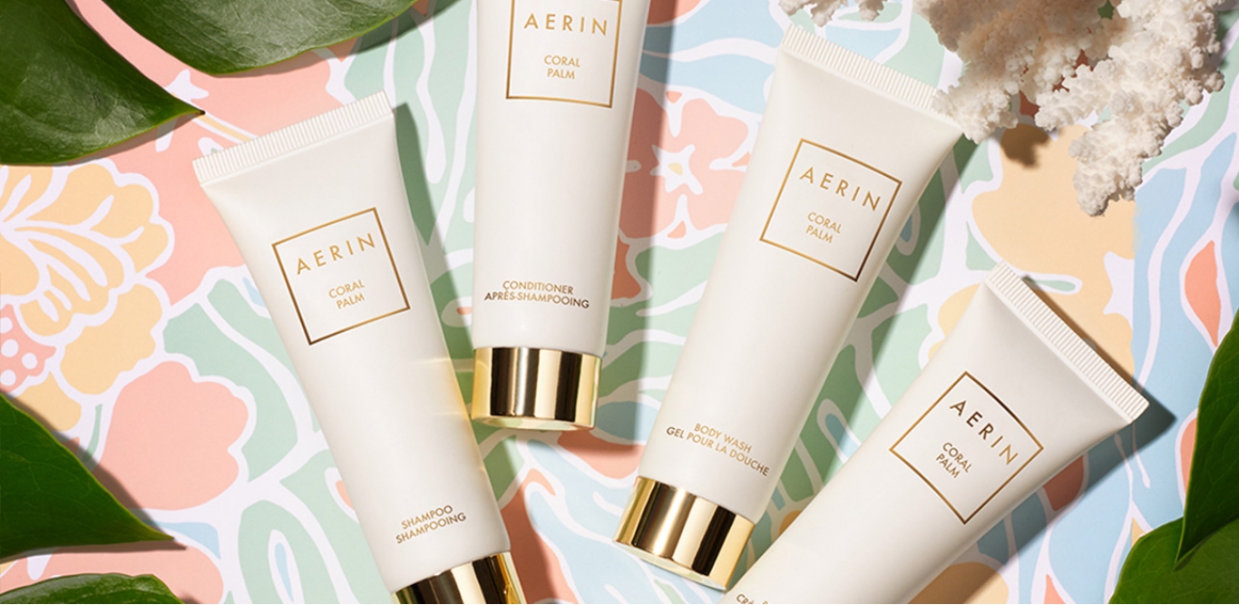 AERIN’s New Coral Palm Hotel Amenity Line at Rosewood Bermuda